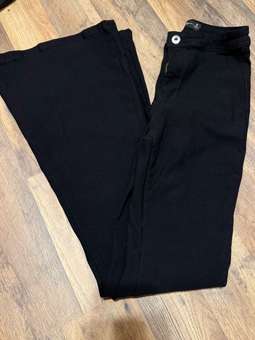 Women’s Black Flare Jeans - Stretch Wide Leg